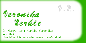 veronika merkle business card